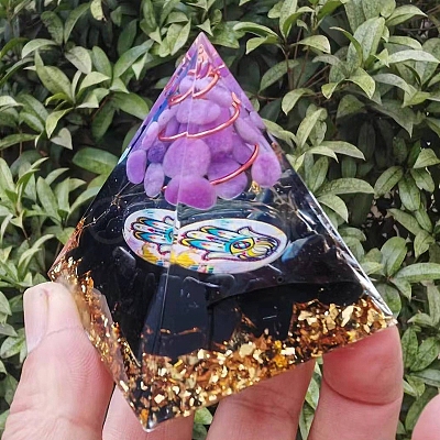 Orgonite Pyramid Resin Energy Generators PW-WG0FA64-01-1