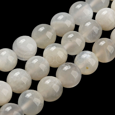 Natural White Moonstone Beads Strands G-F306-05AB-6mm-01-1