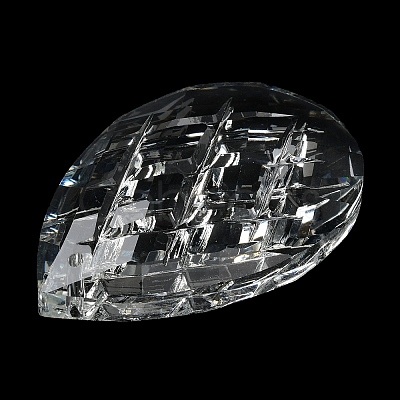 Transparent Glass Pendants GLAA-R223-03J-1