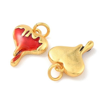 Brass Enamel Pendants KK-K364-25C-01-1
