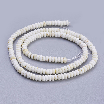 Natural Magnesite Beads Strands G-K255-25-1