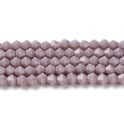 Opaque Solid Color Imitation Jade Glass Beads Strands LS-EGLA-A039-P4mm-D13-1