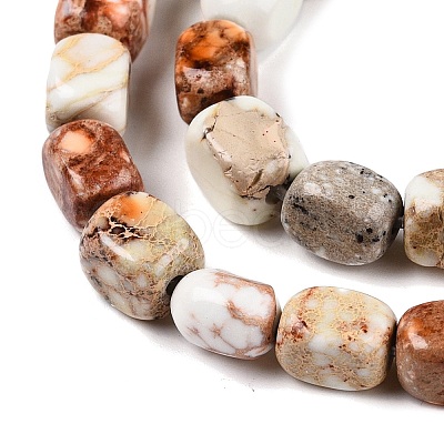 Natural Imperial Jasper Beads Strands X-G-N342-62K-1