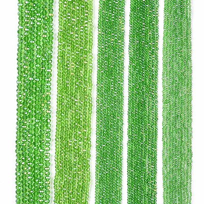 Electroplate Glass Beads Strands EGLA-A044-T2mm-B11-1
