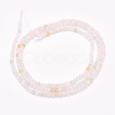 Natural Morganite Beads Strands G-O166-25-2mm-1