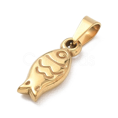 304 Stainless Steel Pendants STAS-B141-03G-G-1