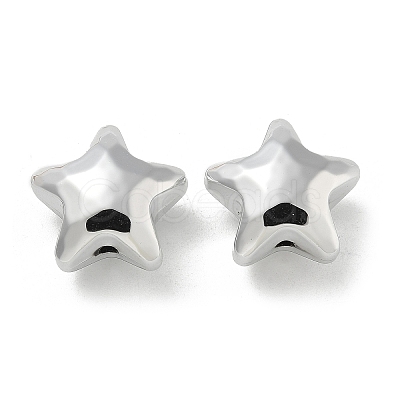 Plating Acrylic Beads PACR-Q008-13S-1