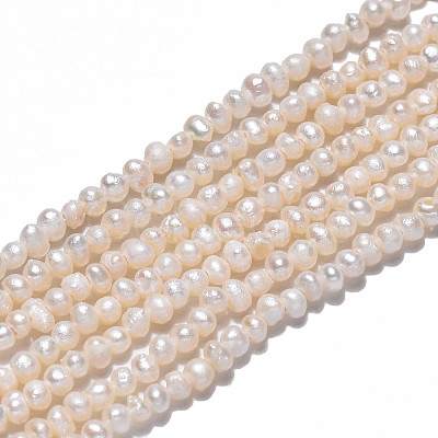 Natural Cultured Freshwater Pearl Beads Strands PEAR-N013-02H-1