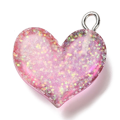 Gradient Color Transparent Resin Pendants RESI-A023-01B-1