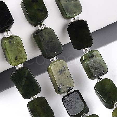 Natural Canadian Jade Beads Strands G-T138-26A-07-1