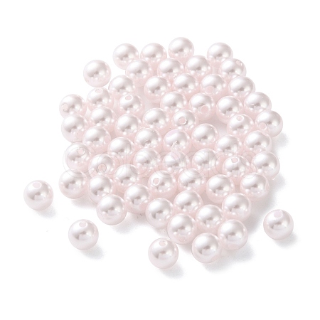 Plastic Imitation Pearl Beads FIND-M059-01B-07-1