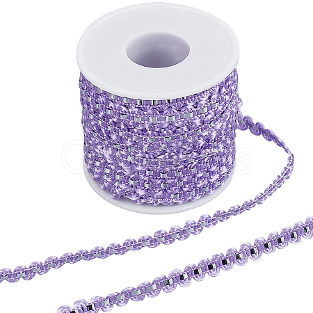 25M Metallic Yarn Lace Ribbons OCOR-GF0003-09I-1