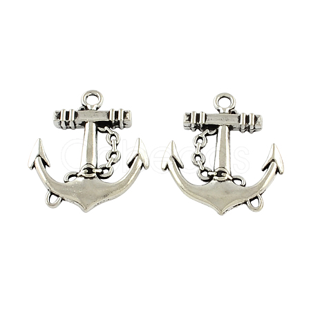 Tibetan Style Zinc Alloy Pendants TIBEP-R334-239AS-RS-1