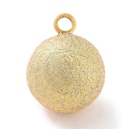 Brass Bell Pendants KK-NH0001-01G-1