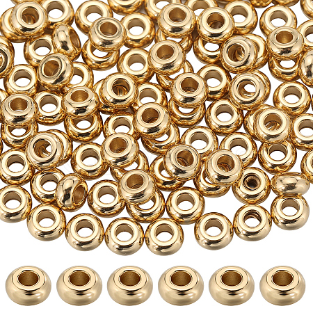 200Pcs 304 Stainless Steel Spacer Beads STAS-SC0007-54-1