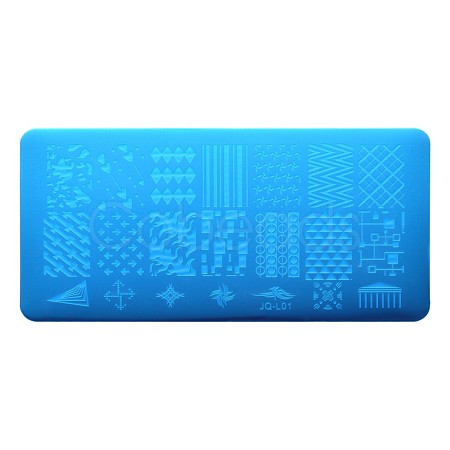 Stainless Steel Nail Art Templates Stamping Plate Set MRMJ-S048-097-1