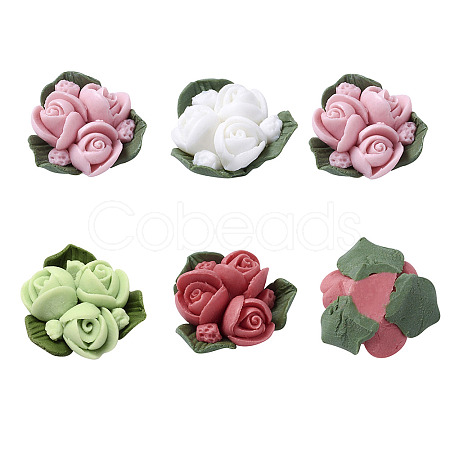 Handmade Porcelain Cabochons PORC-TA0001-02-1