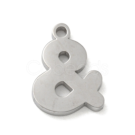304 Stainless Steel Pendants STAS-M067-02A-P-1