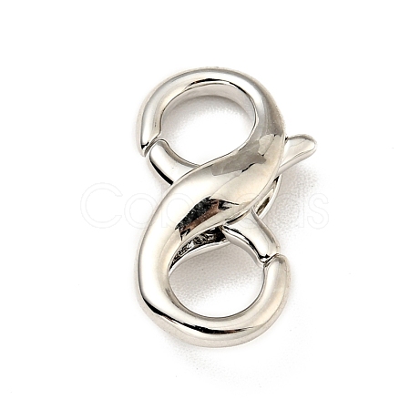 Brass Double Opening Lobster Claw Clasps KK-G416-53P-1