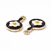 Alloy Enamel Pendants PALLOY-P287-10LG-02-3