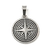 Non-Tarnish 304 Stainless Steel Pendants STAS-F307-21P-1
