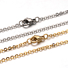 304 Stainless Steel Cable Chain Necklace STAS-L164A-01-1