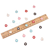 50Pcs 5 Colors Alloy Enamel Charms ENAM-CJ0001-86-4
