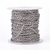 Tarnish Resistant 304 Stainless Steel Cable Chains STAS-I107-05P-2