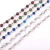 Handmade Gemstone Beads Chains for Necklaces Bracelets Making AJEW-JB00047-1
