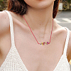 4 Bags Alloy Enamel Alphabet Beads ENAM-SC0007-70-6
