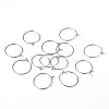 Brass Wine Glass Charm Rings EC067-1NF-4