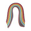 Rectangle 36 Colors Quilling Paper Strips DIY-PH0008-03A-WH-4