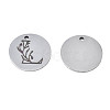 Non-Tarnish 304 Stainless Steel Charms STAS-T059-26P-L-3