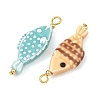 Handmade Porcelain Pendants PALLOY-JF06067-01-2