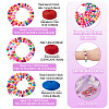 6Strands 3 Styles Handmade Polymer Clay Beads Strand CLAY-TA0002-09-3