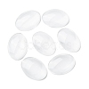 Transparent Oval Glass Cabochons X-GGLA-R022-35x25-4