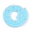 Electroplate Glass Beads Strands EGLA-A044-J6mm-L04-3