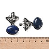 Dyed Natural Lapis Lazuli Pendants G-F777-02AS-09-3