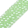 Electroplate Glass Beads Strands EGLA-A044-J4mm-A08-1