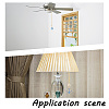 10Pcs 5 Styles Alloy Enamel Charms Ceiling Fan Pull Chain Extenders HJEW-HY00035-6