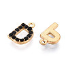 304 Stainless Steel and Rhinestone Pendants STAS-T071-11B-G-3