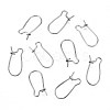 Tarnish Resistant 304 Stainless Steel Hoop Earring Findings STAS-S117-008A-01-1