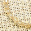 Electroplate Glass Beads Strands X-EGLA-J013-4X6mm-F23-3