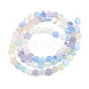 Electroplate Glass Beads Strands EGLA-N002-40B-05-2