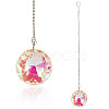 1Pc Transparent Glass Hanging Suncatchers AJEW-TADJ0001-02B-1