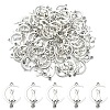 100Pcs Tibetan Style Alloy Pendants TIBE-YW0001-93-1