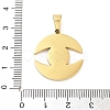 304 Stainless Steel Charms STAS-M341-01G-08-3