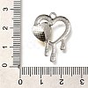 304 Stainless Steel Pendants STAS-Q346-10P-09-3