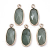 Natural Green Aventurine Pendants G-N326-45E-1