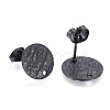 304 Stainless Steel Stud Earring Findings X-STAS-M228-U01-02B-2
